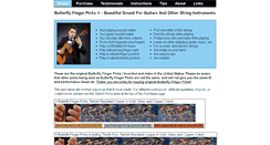 Desktop Screenshot of butterflyfingerpicks.com